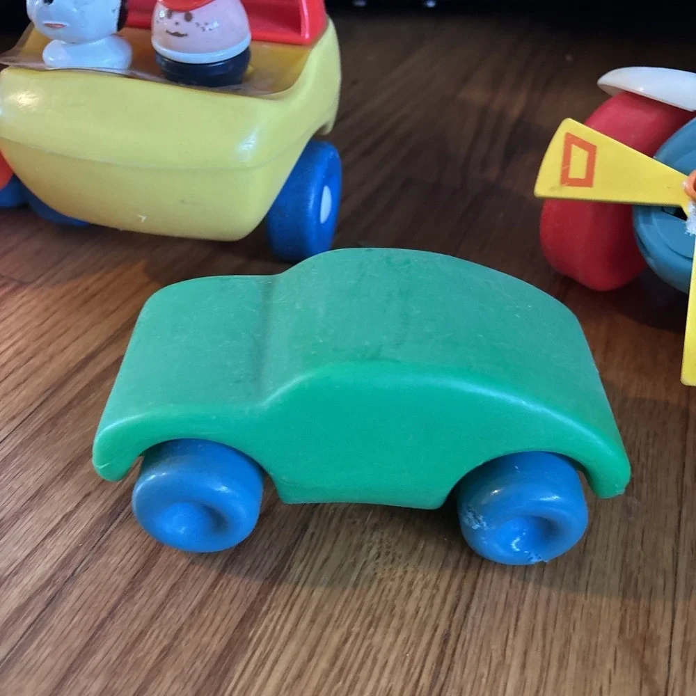 Vintage Little Tikes Toddle Tots Lot Crane Plane Car Truck Figures 16pc